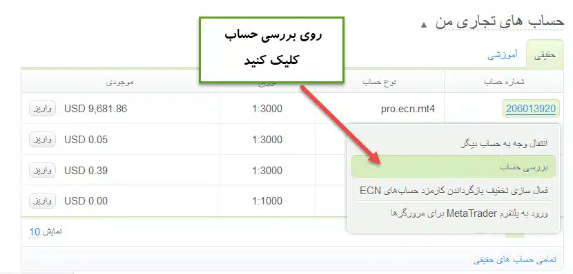 نحوه سواپ فری کردن حساب در بروکر آلپاری
