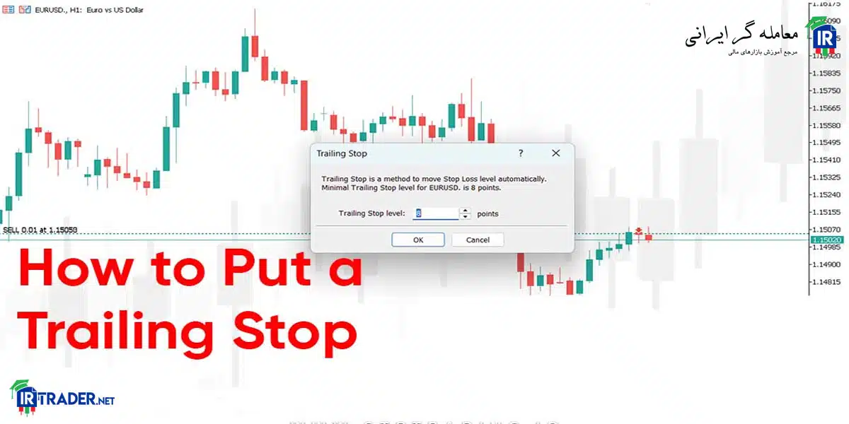 آموزش تصویری استفاده از Trailing Stop در MT5