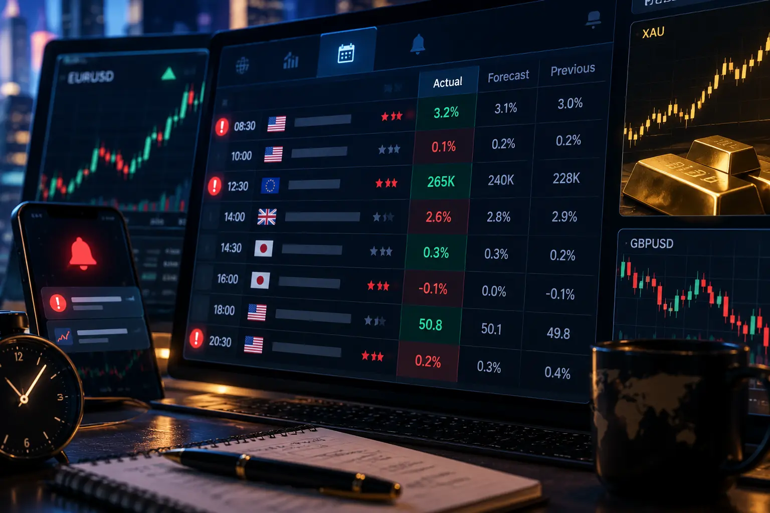 ۵ تقویم اقتصادی برتر فارکس