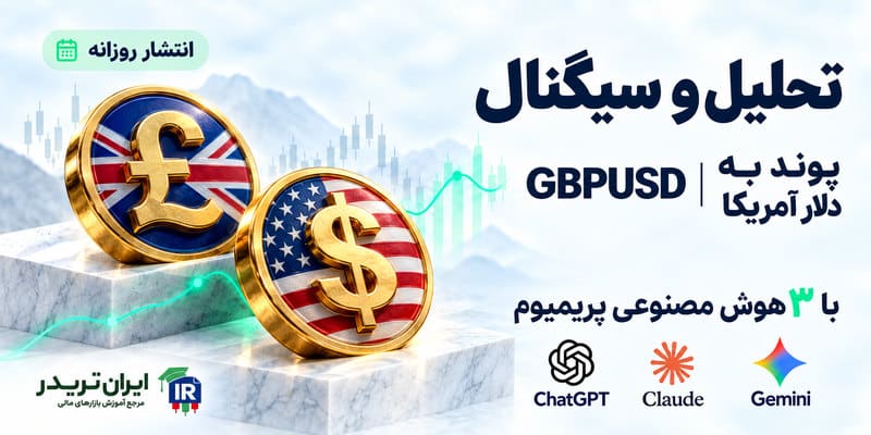 تحلیل و سیگنال پوند دلار با هوش مصنوعی