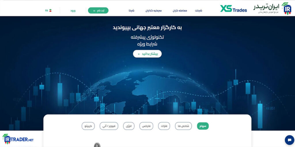 وبسایت بروکر ایکس اس